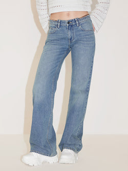 Bootcut Jeans With Waist Chain