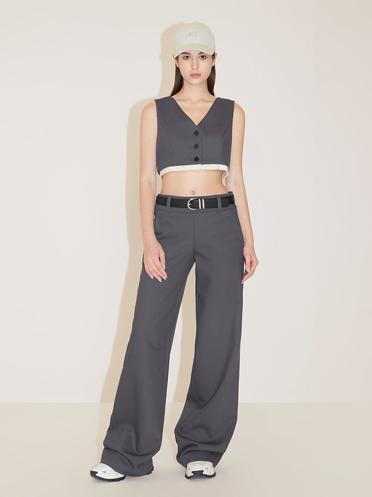 Miss Sixty x Keith Haring Capsule Collection Relaxed Straight Fit Trouser With Double Waisted