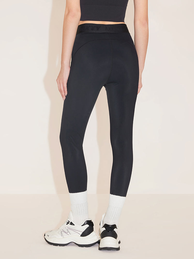 Mid-Rise Butt Lifting Skinny Fit Yoga Pants