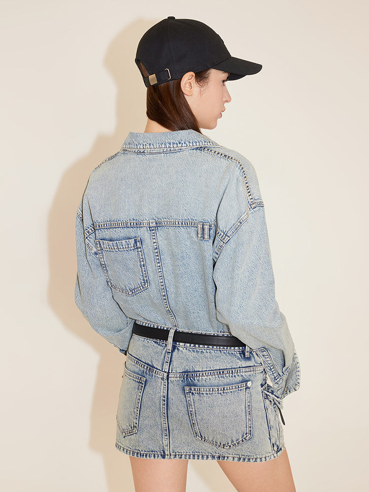 Vintage Style Denim Shirt