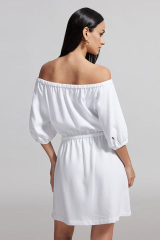 Casual Tencel White Denim Dress