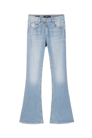Stylish Bootcut Jeans With Zippers