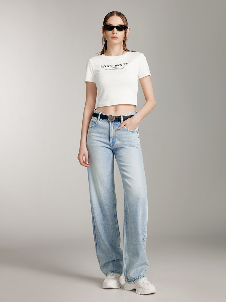 Vintage Straight Fit Tencel Jeans