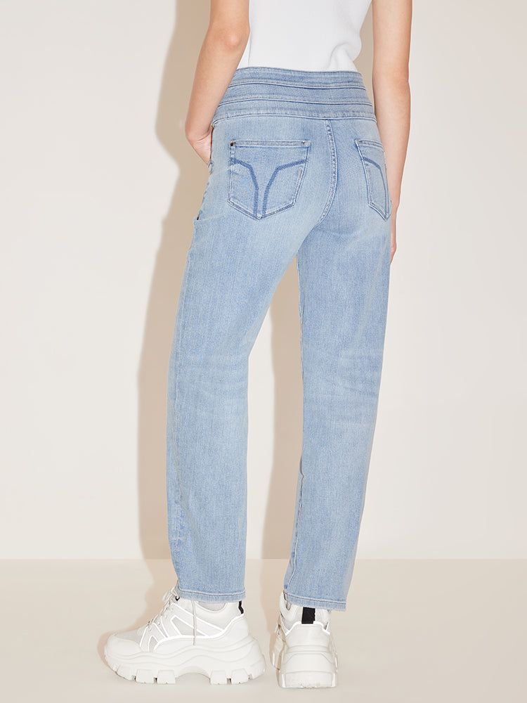 High Waisted Light Blue Jeans