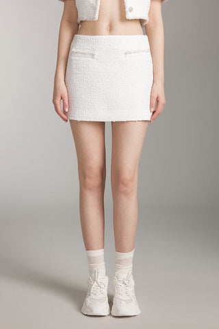 Low-Waist Beaded Skirt