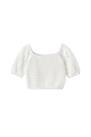 Resort Style Off-Shoulder Knit Top