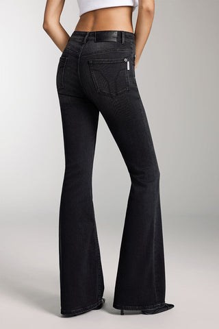 Vintage Black Flared Jeans