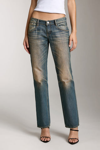 Wasteland Style Distressed Jeans