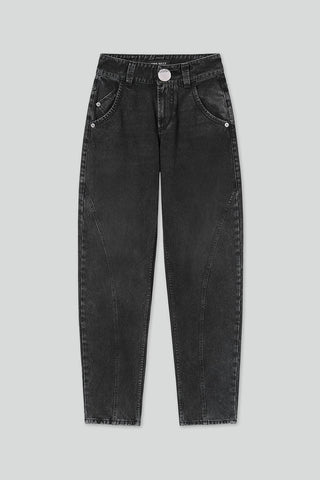 Vintage Low-Rise Black Jeans