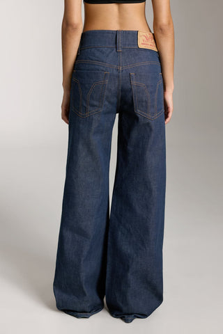 Low Rise Flared Jeans