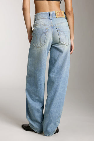 Vintage Washed Low Rise Jeans