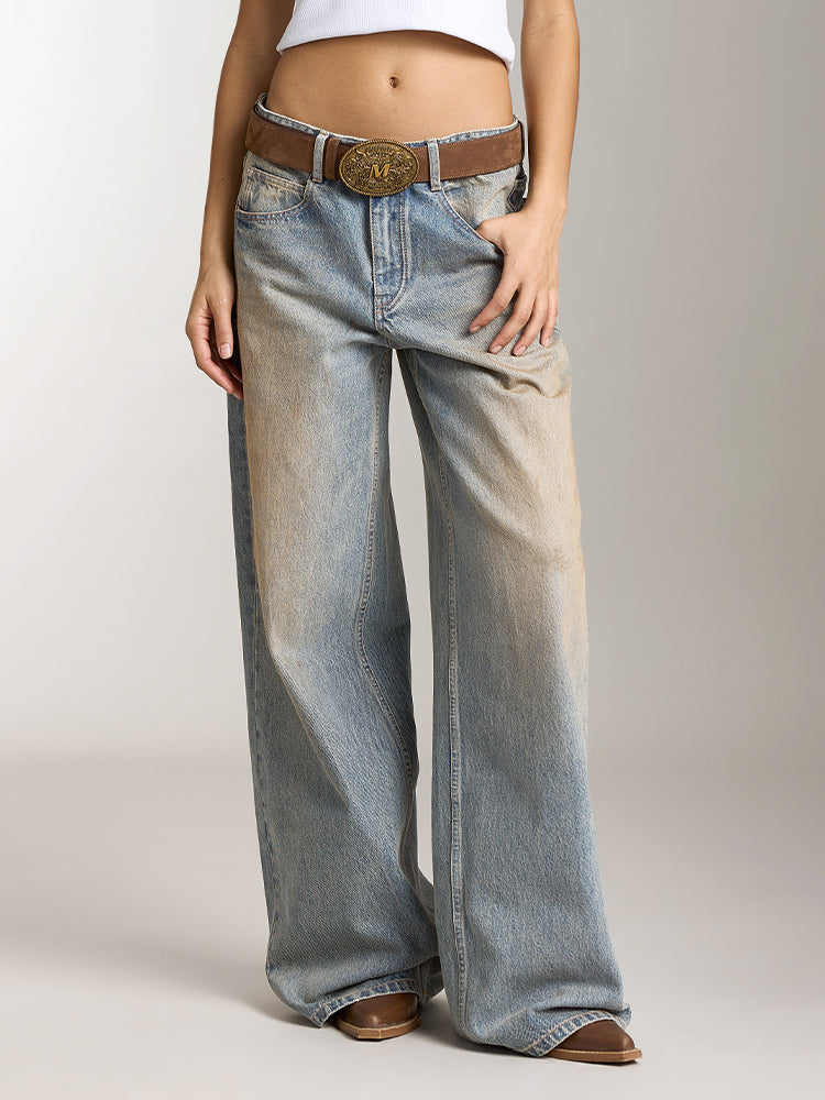 Vintage Wasteland Style Jeans