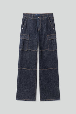 Vintage Low Rise Cargo Style Jeans