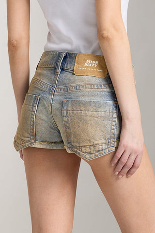 Wasteland Style Denim Hot Pants