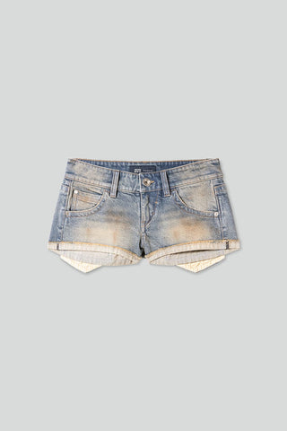 Wasteland Style Denim Hot Pants