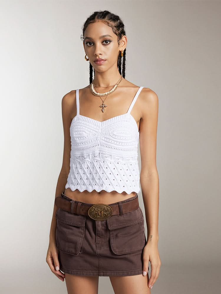 Resort Style Crochet Camisole