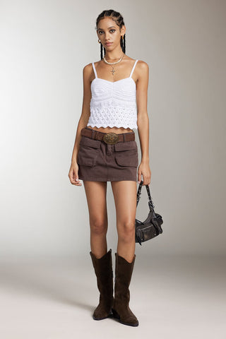 Resort Style Crochet Camisole