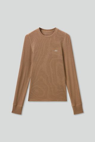 Wool-Blend Ribbed Long-Sleeves T-Shirt