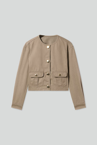 Vintage Khaki Green Jacket