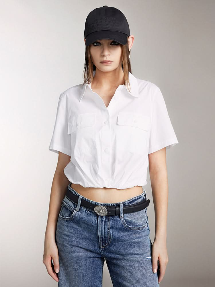 Cargo Style Short-Sleeve Shirt