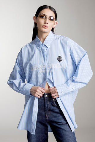 Vintage Striped Print Long Sleeves Shirt