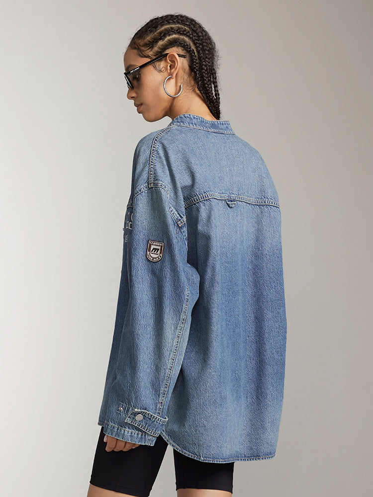 Vintage Style Denim Shirt