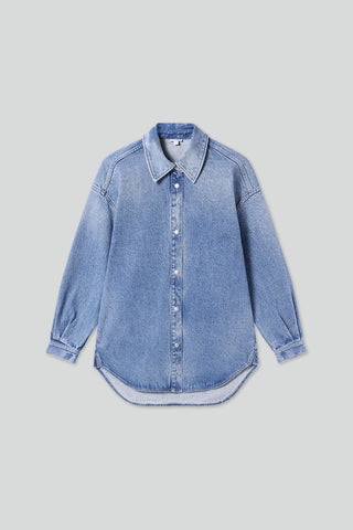 Long Sleeves Relaxed Fit Denim Shirt