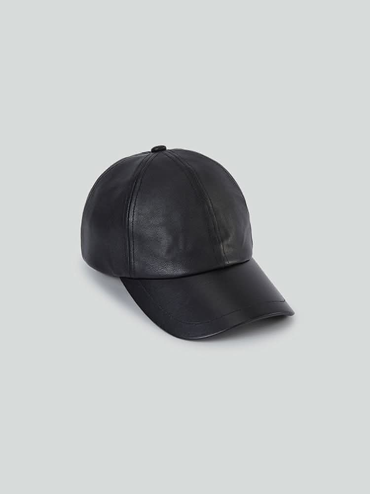 Leather Baseball Hat