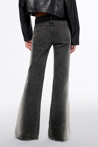 Gradient Bootcut Jeans