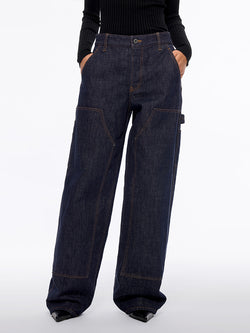 Utility Wide-Leg Jeans