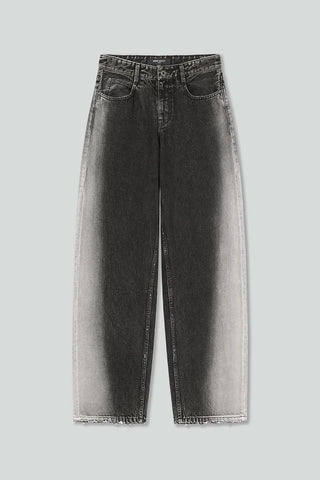 Vintage Gradient Straight-Leg Jeans