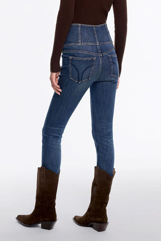 High-Rise Slim-fitted Jeans