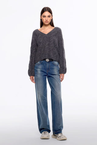 Straight-Leg Mid-Rise Jeans