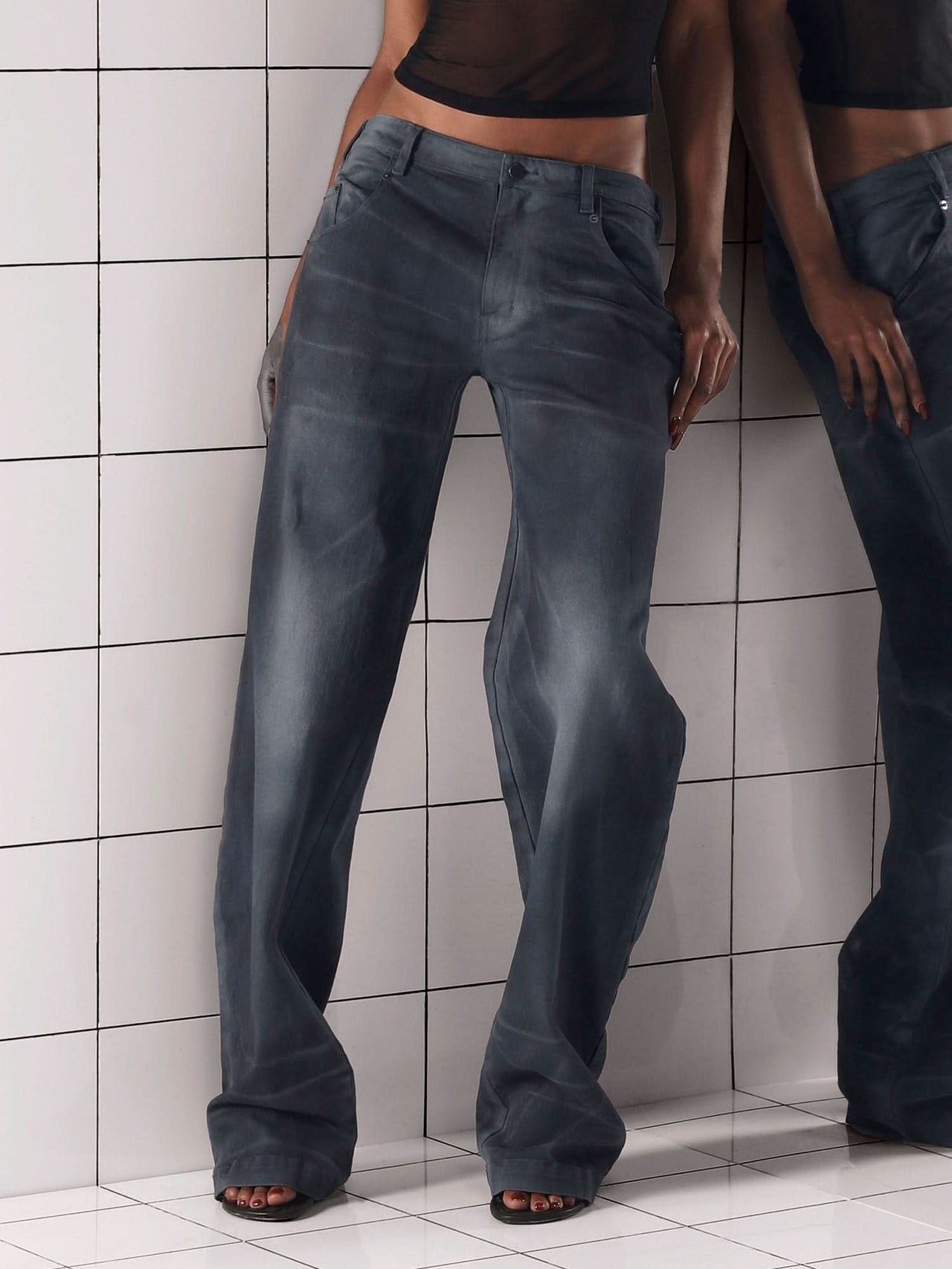 Air Spray Straight Leg Jeans