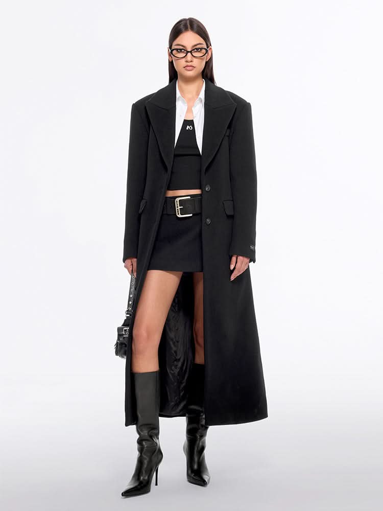 Tailored Double-Faced Wool Coat