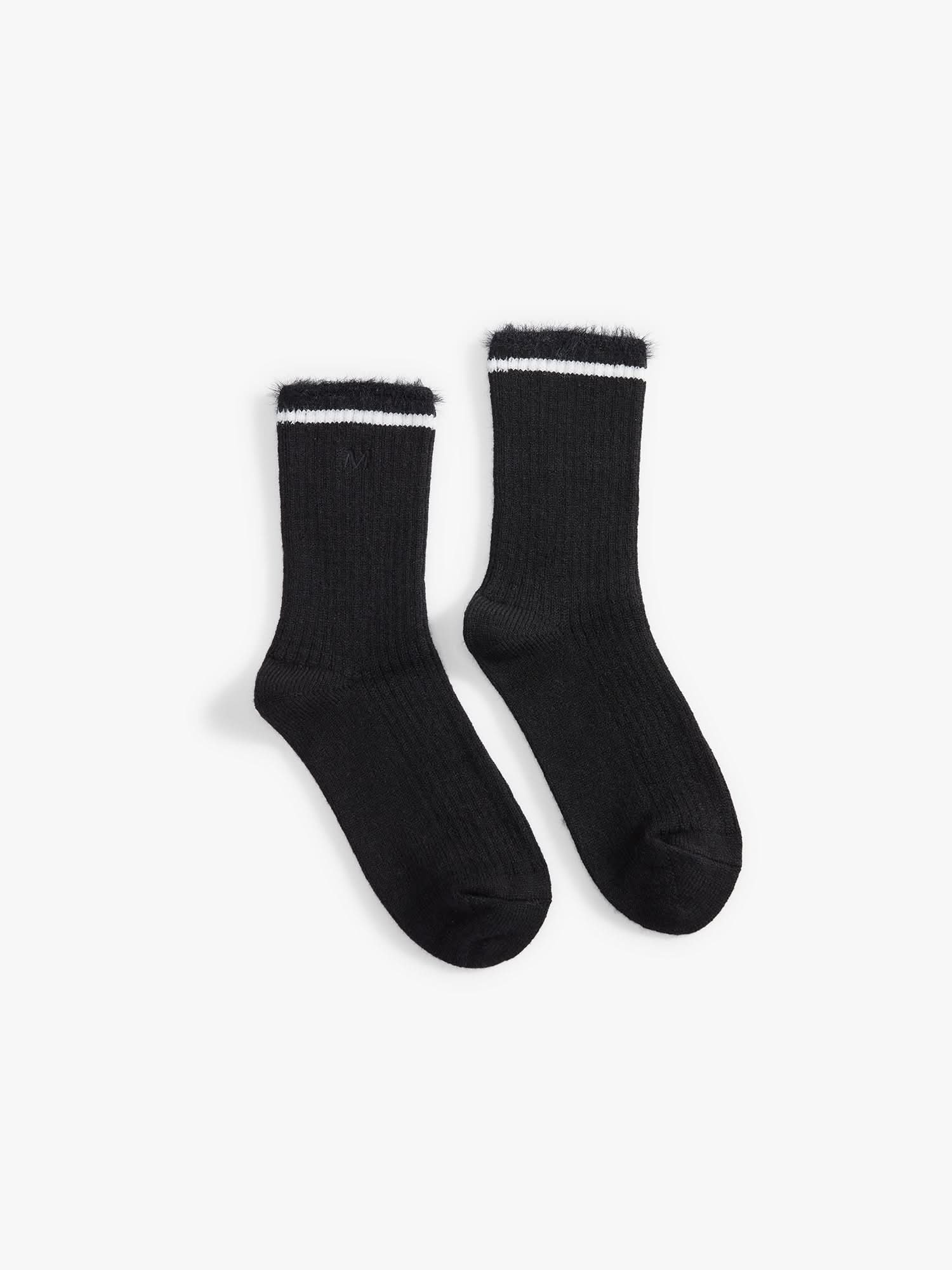 Embroidered Mid-Calf Socks