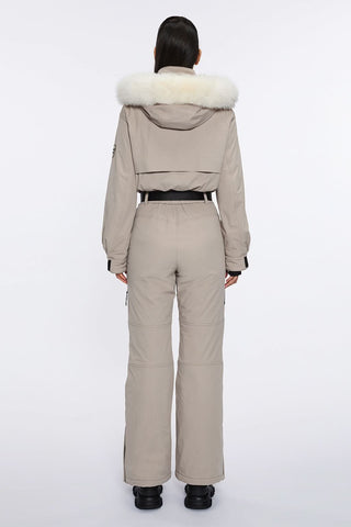 Detachable Fur Jumpsuit