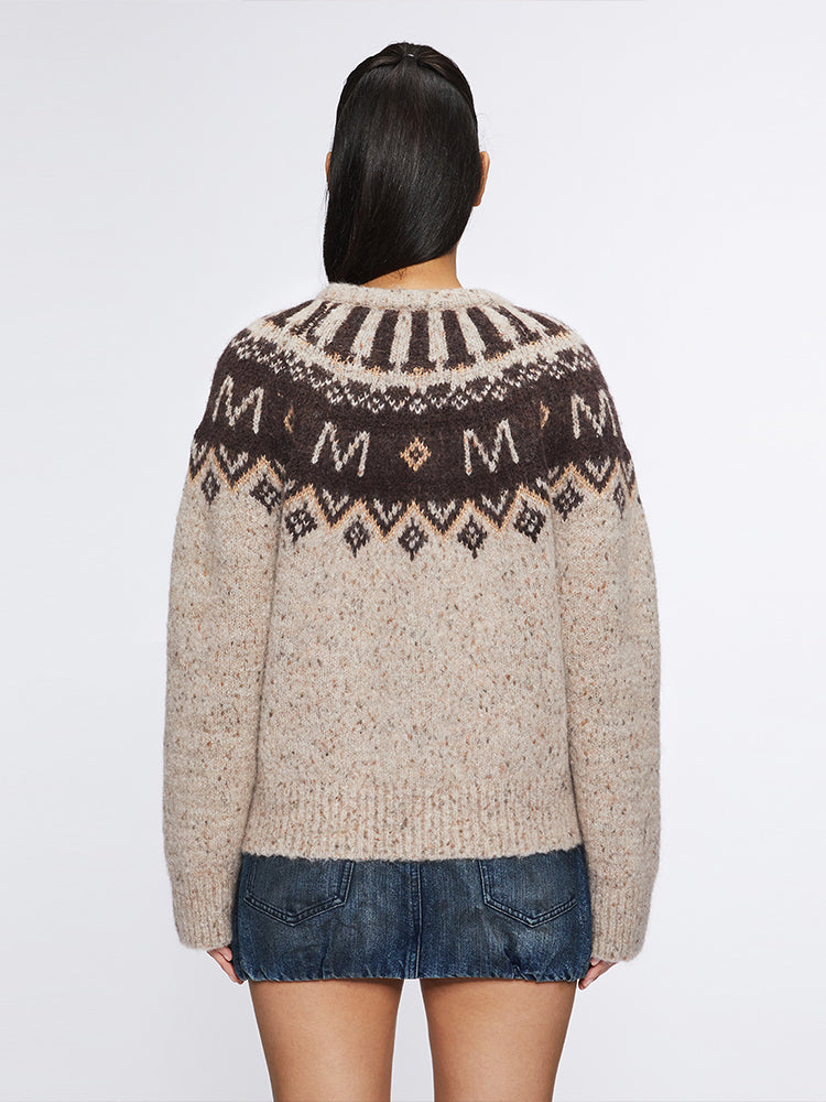 Jacquard Cardigan