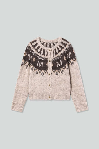 Jacquard Cardigan