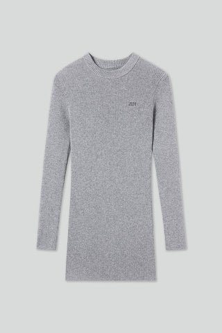 Slim Fit Wool-Blend Dress