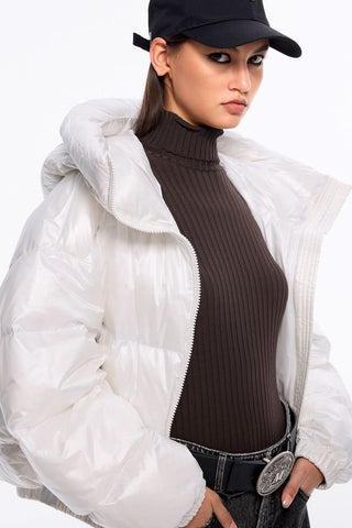 Puffer Jacket With Hood