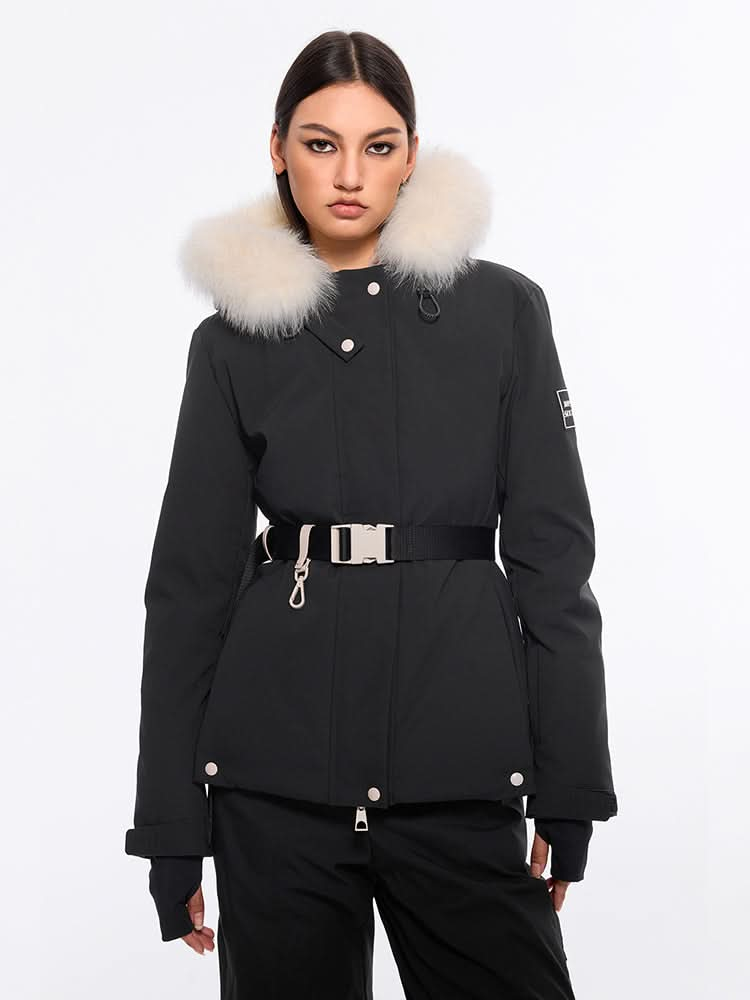 Detachable Fur Puffer Jacket