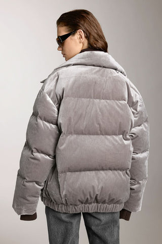 Vintage Cargo Style Down Jacket