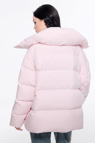 Stand Collar Thickened Warm Down Jacket