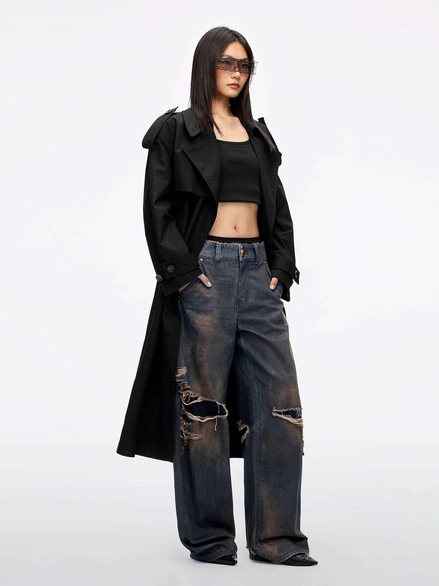 Trench Coat with Belt