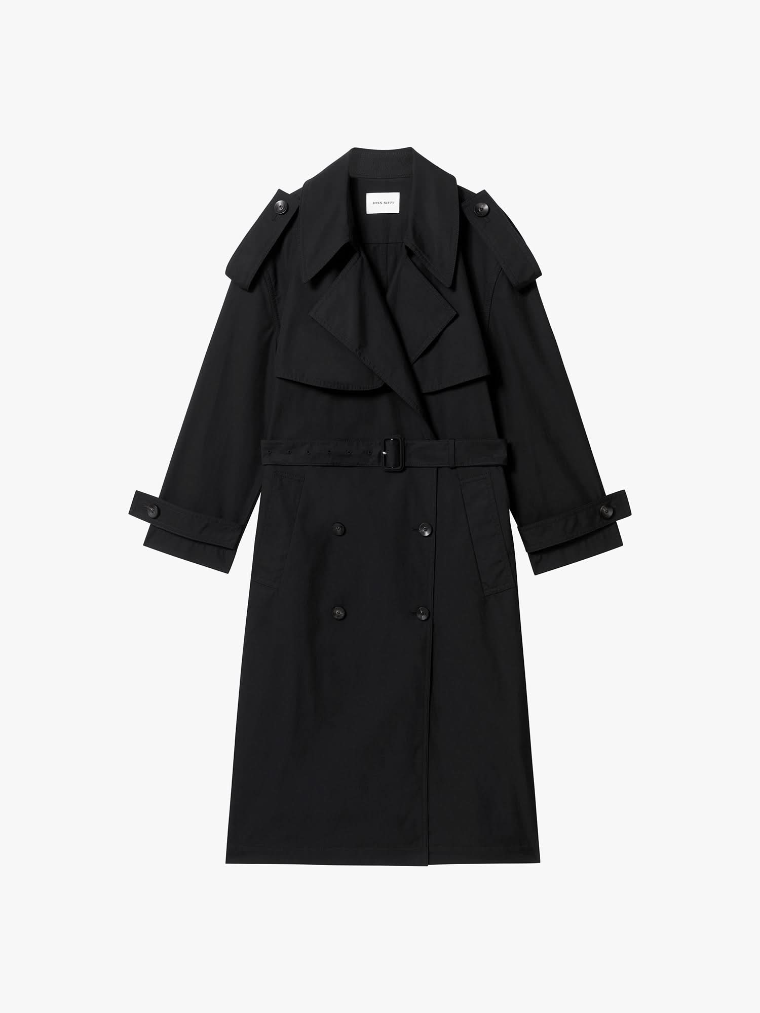 Trench Coat with Belt - MISS SIXTY