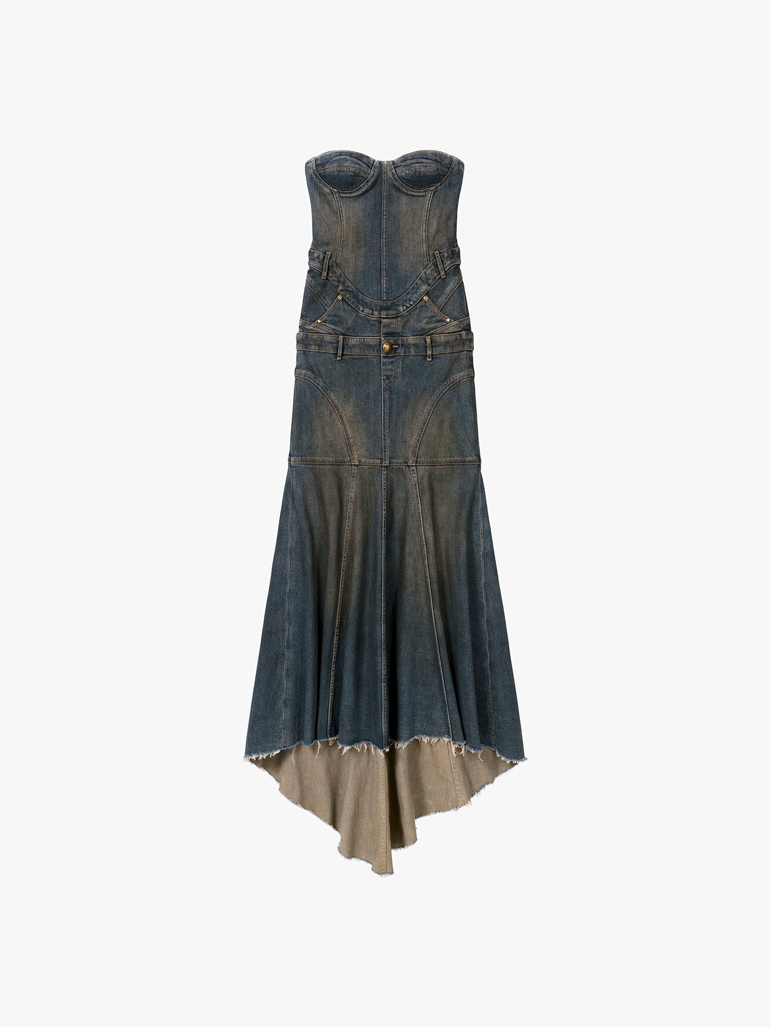 Strapless Mermaid Silhouette Dress