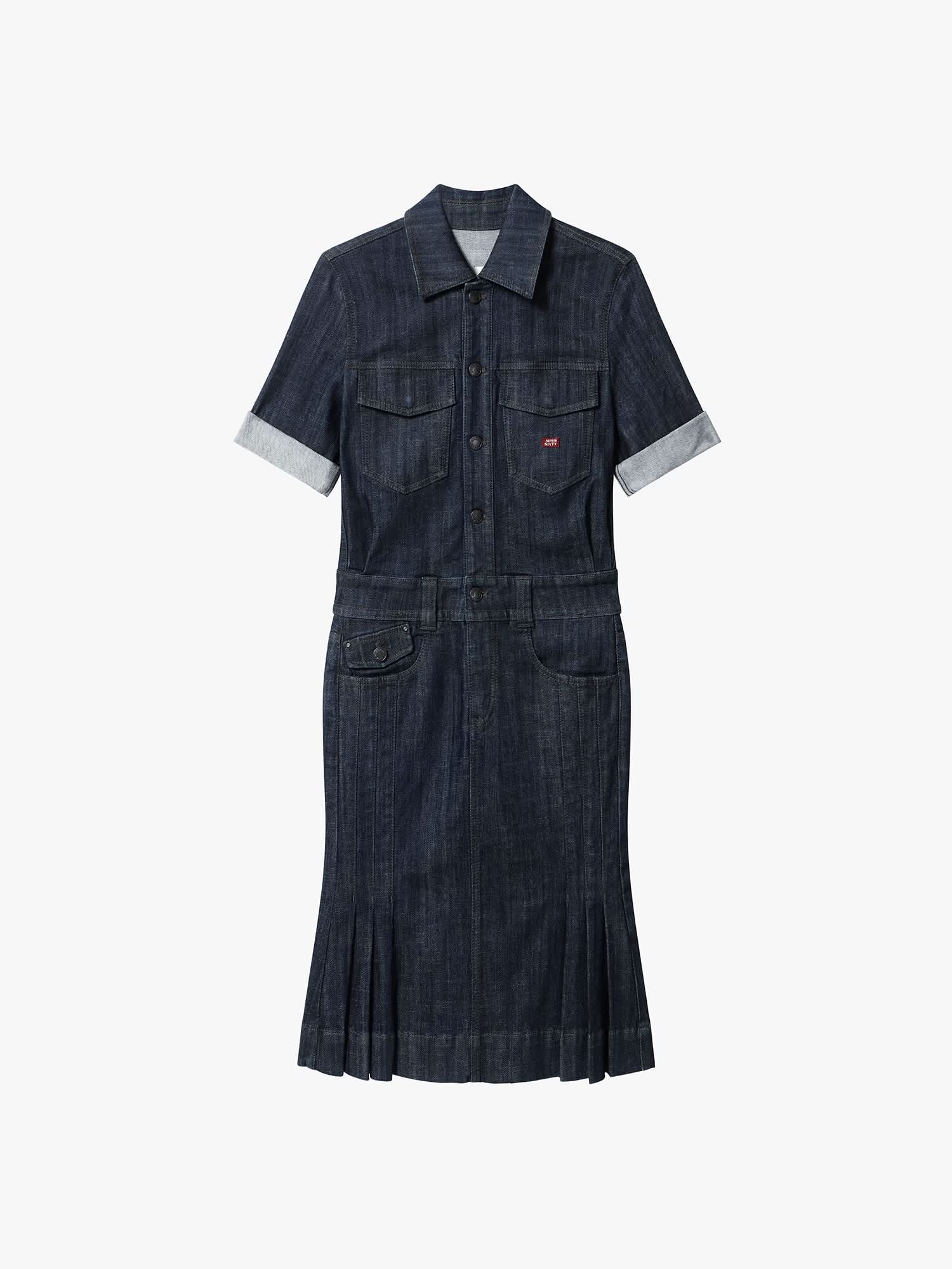 denim dress miss sixty Vintage Denim Dress, MIDDLE BLUE / de / 36