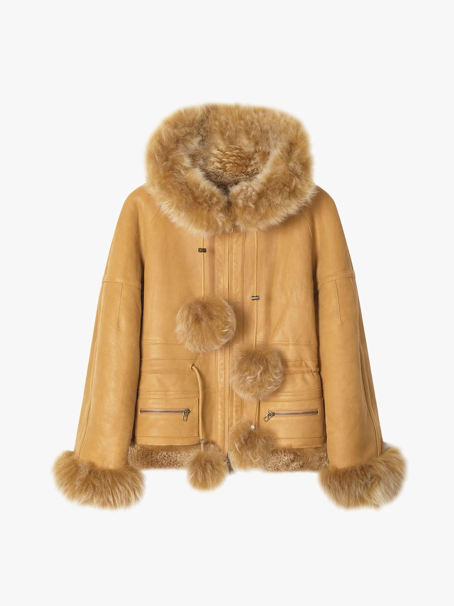 Hooded Fur Jacket - MISS SIXTY