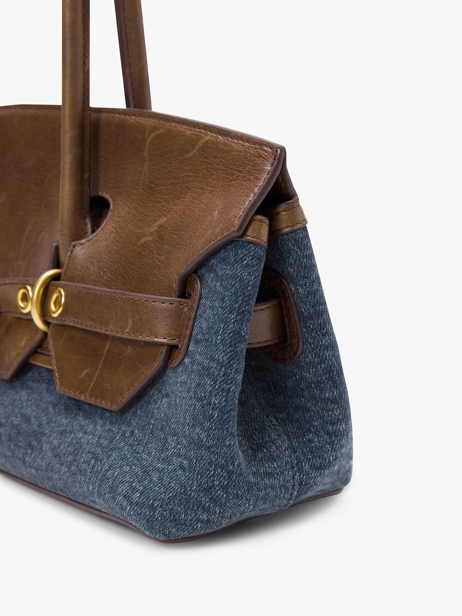 Patchwork Leather Shoulder Bag